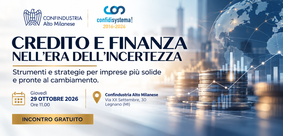 Credito e Finanza nell'Era dell'Incertezza - 29 ottobre 2026 ore 11.00